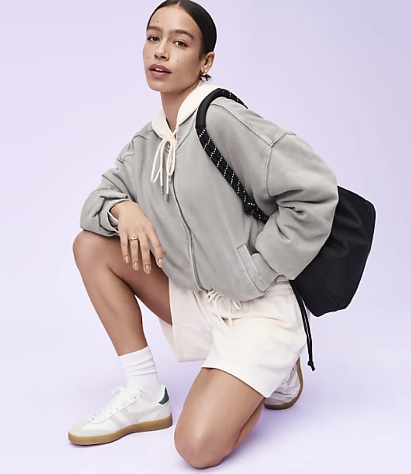 Petite Lou & Grey Terrysoft Bubble Bomber Jacket