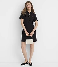 Petite Ponte Mini Pocket Dress