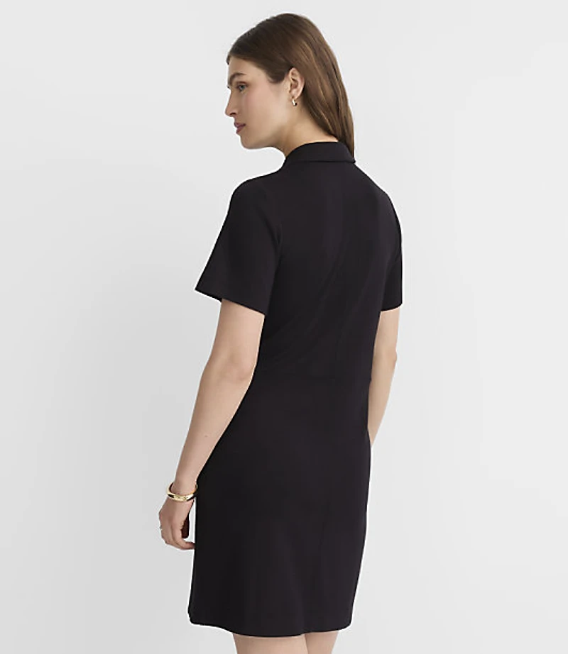 Petite Ponte Mini Pocket Dress