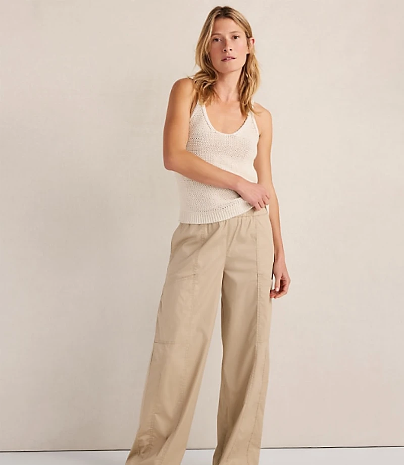 Haven Well Within Cotton Linen Plaited Tank