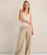 Haven Well Within Cotton Linen Plaited Tank