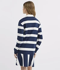 Rugby Stripe Mini Flounce Dress