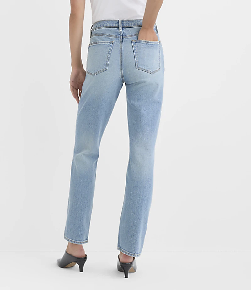Rivete Tall Mid Rise Stovepipe Jeans Aura Wash