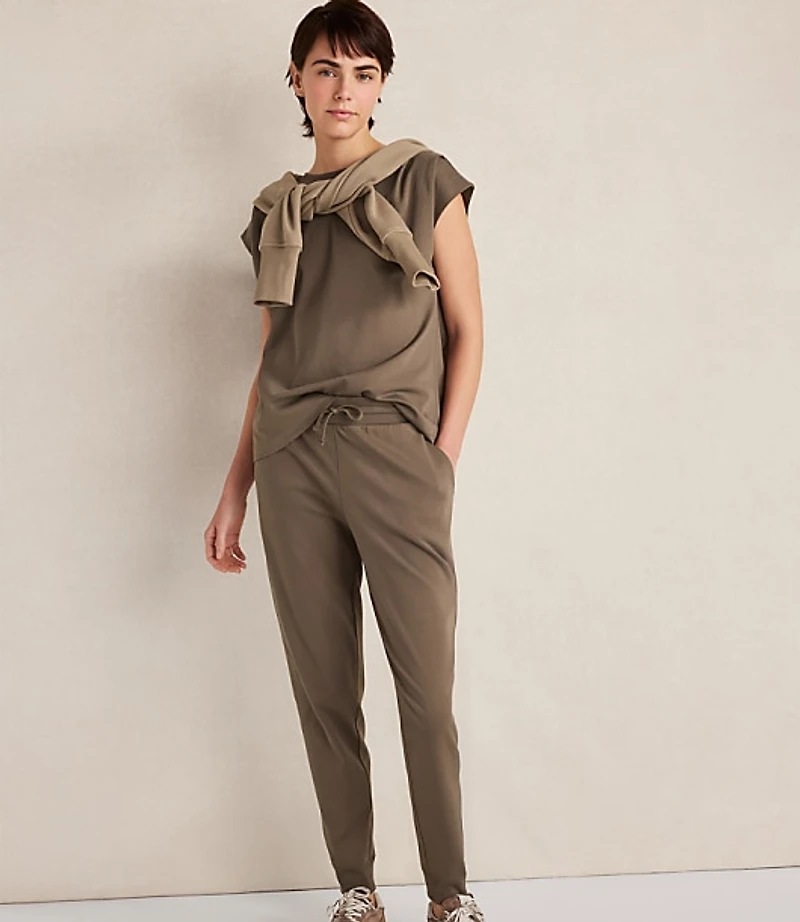 Haven Well Within Organic Cotton Interlock Pleated Tee