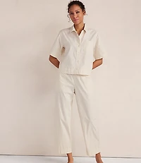 Haven Well Within Organic Cotton Poplin Gingham Pajama Top
