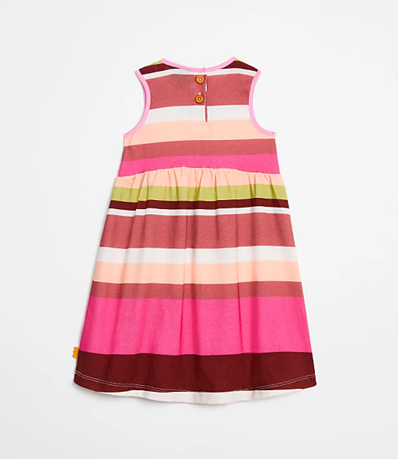 LOFT x Mon Coeur Recycled Cotton Stripe Tank Dress