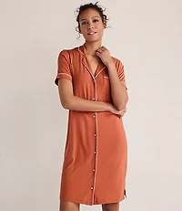 Haven Well Within Calm & Cool Notch Collar Sleep Dress