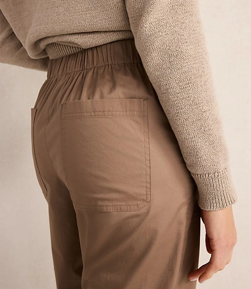 Haven Well Within Organic Cotton Twill Slim Barrel Leg Pants