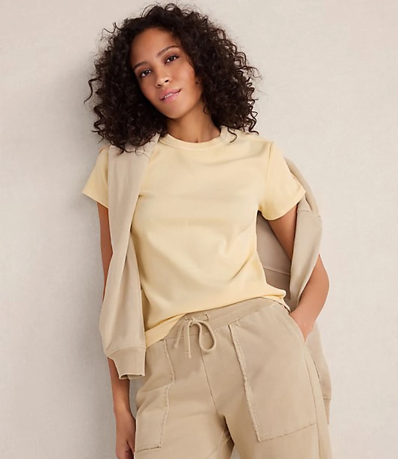 Haven Well Within Garment-Dyed Organic Cotton Short Sleeve Tee