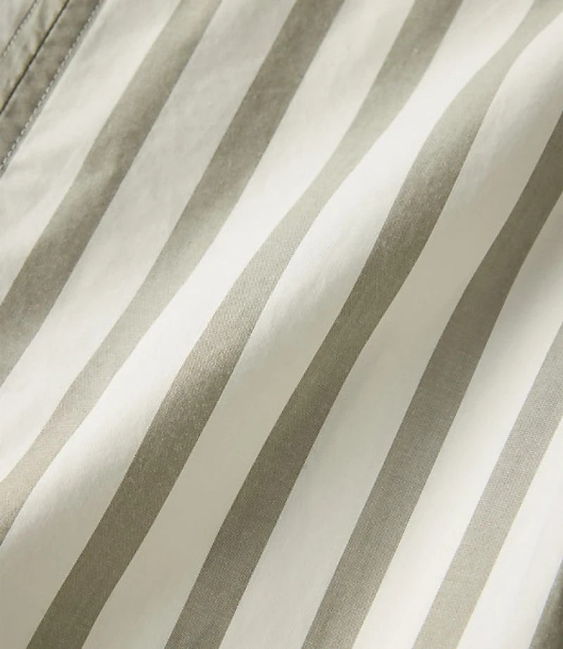 Haven Well Within Organic Cotton Poplin Stripe Tiered Midi Dress