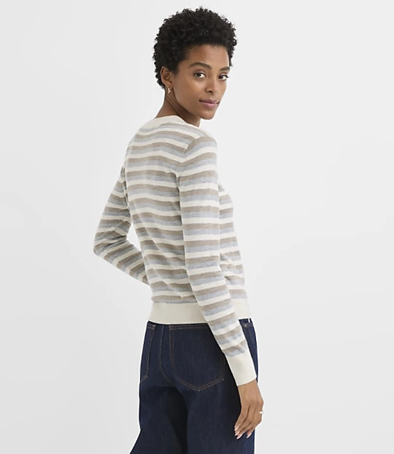 Striped Luxe Knit Sweater
