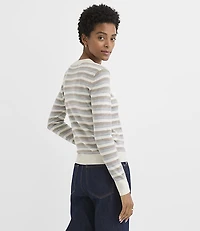 Striped Luxe Knit Sweater
