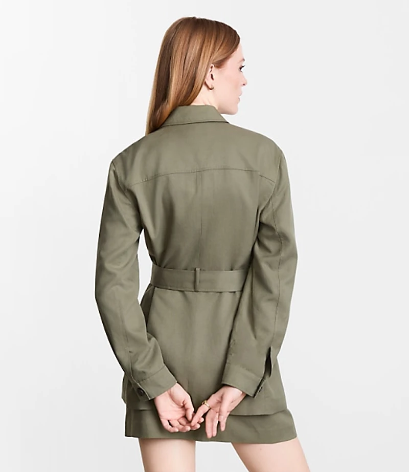 Petite LOFT Versa Pure Spun Safari Jacket