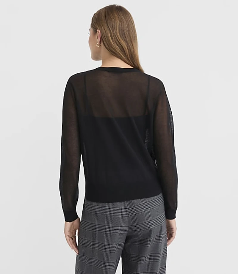 Sheer Cardigan