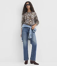 Petite Garden Blouson Sleeve Sweater