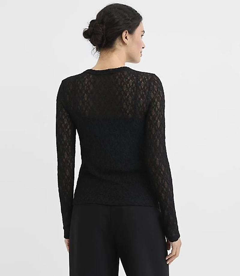 Lace Long Sleeve Top