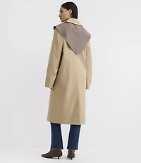 Petite Scarf Car Coat