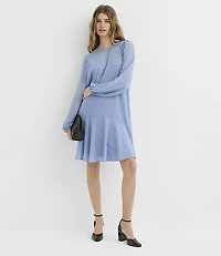 Petite Heart Clip Mini Flounce Dress