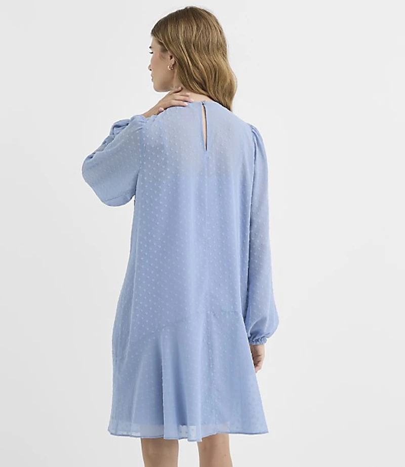 Petite Heart Clip Mini Flounce Dress
