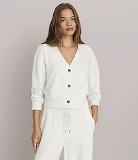 Lou & Grey Flecked Scubasoft V-Neck Cardigan
