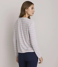 Lou & Grey Striped Essential Modal Long Sleeve Tee