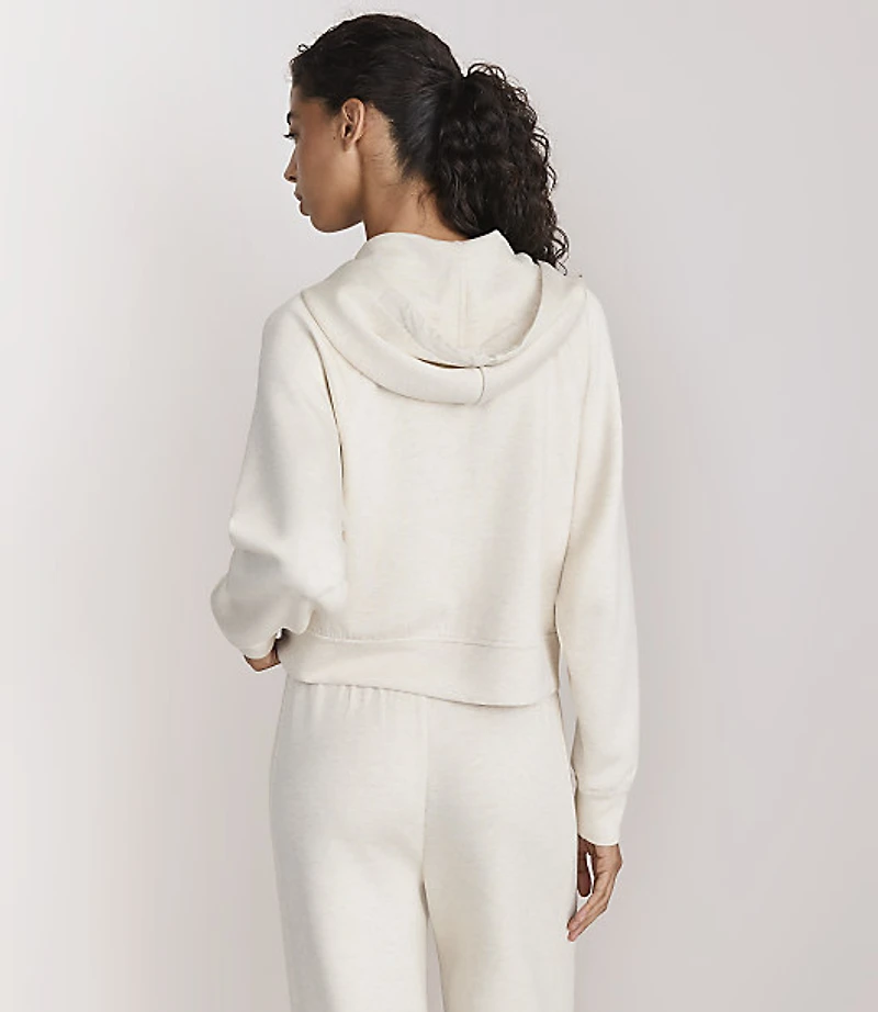 Lou & Grey Heathered Scubasoft Zip Hoodie