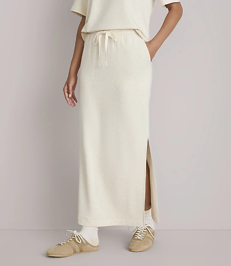 Petite Heathered Lou & Grey Signaturesoft Maxi Pocket Skirt