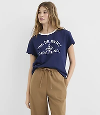 Rue De Rivoli Jersey Relaxed Tee