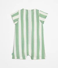 LOFT x Mon Coeur Linen Green Cabana Romper