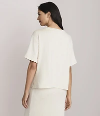 Lou & Grey Heathered Signaturesoft Boatneck Tee