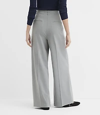 Belted Slouchy Trouser Pants Heather