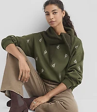 Floral Embroidered Sweatshirt