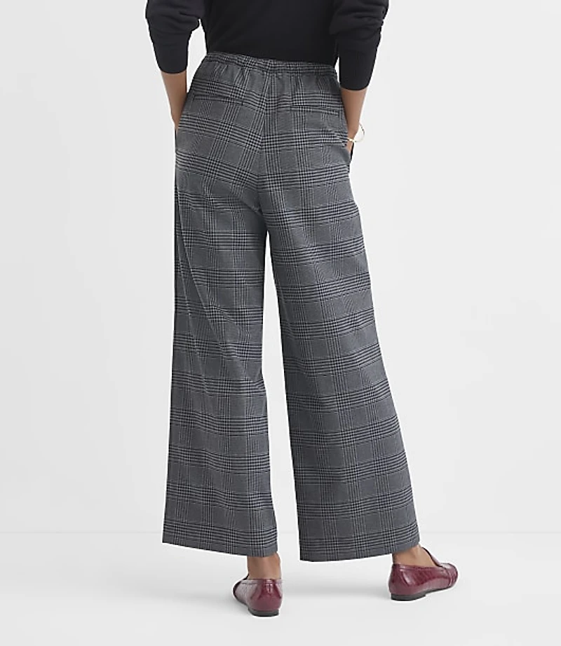 Sawyer Pull On Pants Plaid Brushed Flannel