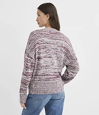 Spacedye Ribtrim Dolman Sweater