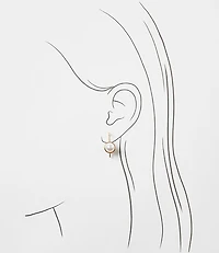 Petite Pearlized Pull Through Earrings