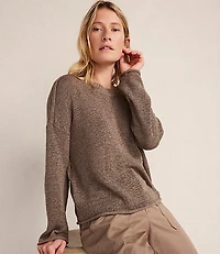 Haven Well Within Linen Tape Yarn Crewneck