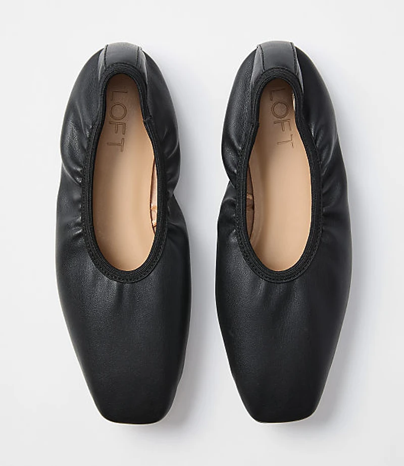Soft Square Toe Ballet Flats