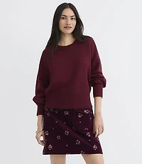 Ribtrim Dolman Sweater