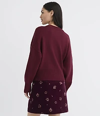 Ribtrim Dolman Sweater