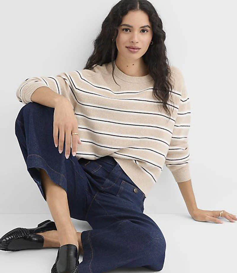 Striped Ribbed Sweater