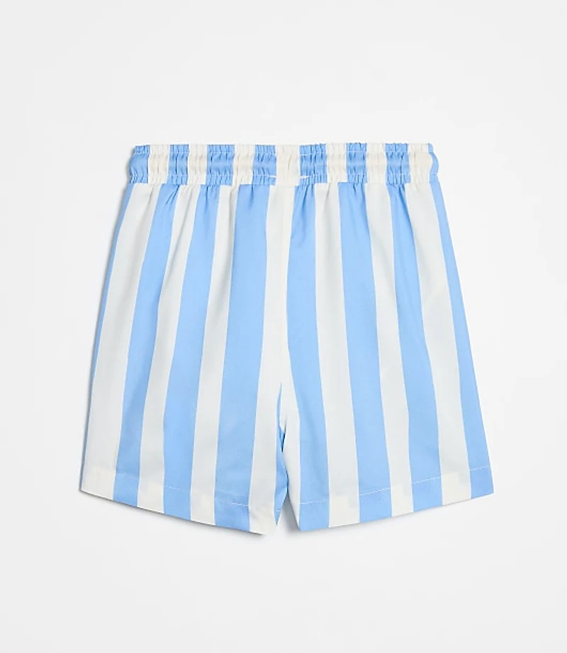 LOFT x Mon Coeur UPF 50+ Recycled Fishing Net Blue Cabana Swim Trunk
