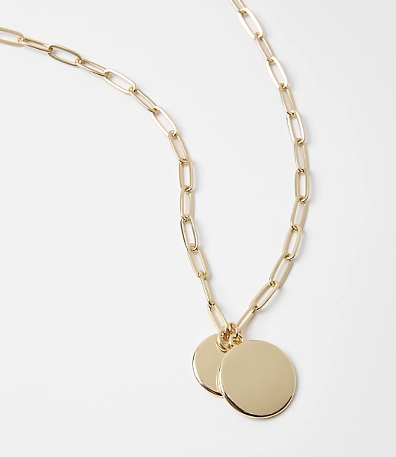 Coin Charm Necklace