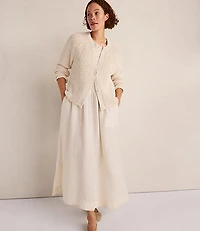 Haven Well Within Cotton Tape Yarn V-Neck Cardigan