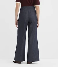 Curvy Clean Wide Leg Pants Refined Denim