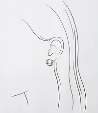 Modern Sparkle Stud Earring Set