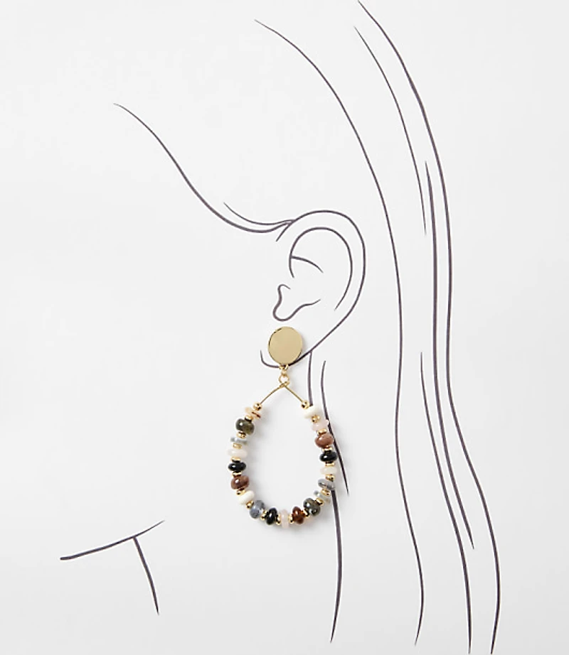 Spliced Hoop Earrings