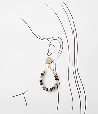 Spliced Hoop Earrings