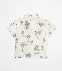 LOFT x Mon Coeur Linen Palm Tree Shirt