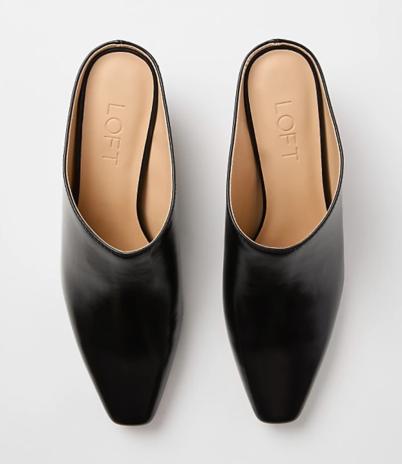Modern Heeled Mules