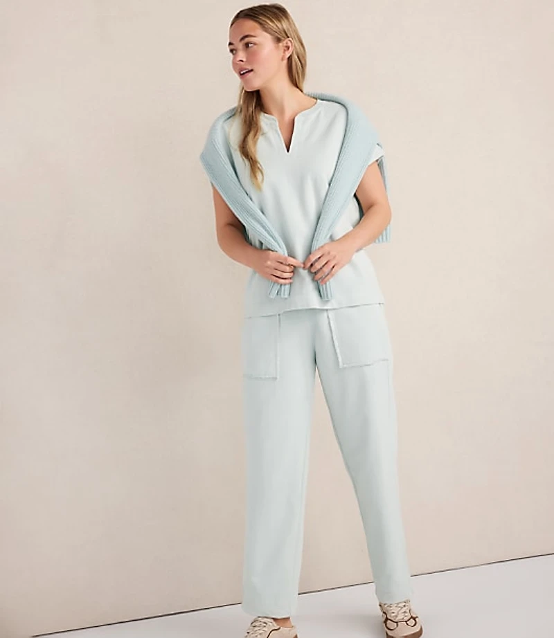 Haven Well Within Garment-Dyed Organic Cotton Terry Pants